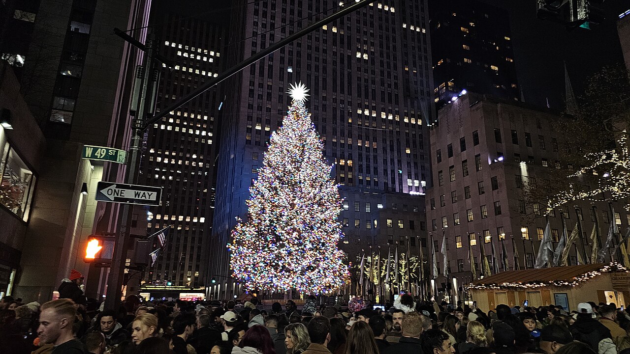 The tree, the week it is busiest